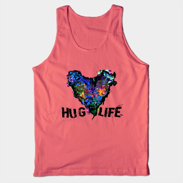 Hug Life - Blue Tank Top by Leroy Binks